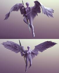 Sacrosanct Poses And Expressions For Genesis 8 And Morningstar Wings 3d Models And 3d Software By Daz 3d In 2020 Art Poses Angel Wings Art Art Reference Poses