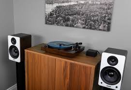 Reference Rt84 High Fidelity Vinyl Turntable With Pa10 Phono Preamp And Ai60 6 5 Powered Bookshelf Speakers Turntables Shoptronics Categories Turn Table Vinyl Turntable Setup Turntable