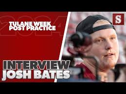 POST PRACTICE TULANE WEEK: Joshua Bates 9/9