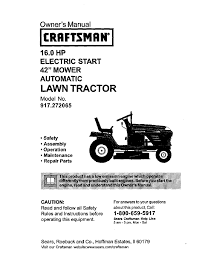 In this instructable i will show you how to repair a lawn mower engine, and how to finally kill those gremlins which have been lurching in its bowels. Craftsman 917 272065 Owner S Manual Pdf Download Manualslib
