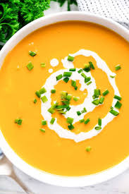 Simple Sweet Potato Soup Recipe Sweet Potato Soup Sweet Potato Soup Recipes Potato Soup