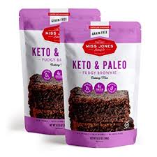What desserts are good for low carb diet? Buy Miss Jones Baking Keto Brownie Mix Gluten Free Low Carb No Sugar Added Naturally Sweetened Desserts Treats Diabetic Atkins Ww Paleo Friendly 2 Count Online In Turkey B086xz1h21