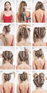 Nice Hairstyle That You Can Easily Do Yourself Thick Hair Styles Festival Hair Tutorial Diy Hairstyles Easy