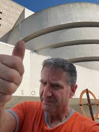 At the Guggenheim Museum ready to paint until 9 PM tonight! See you there!