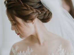 This beautiful hairstyle provides a braid crown, starting on one side and ending at the other. 38 Wedding Braid Hairstyles Fishtail French Dutch More