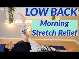 Morning Stretch For Low Back Area Will Help Your Posture To Face Your Day Refresh With Improve Mobility Flexibil Low Back Stretches Morning Stretches Postures