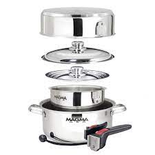 Shop for your magma nestable 7 piece induction cookware at boatersland.com. Magma Stainless Steel 6 Piece Nesting Cookware Set Force 4 Chandlery