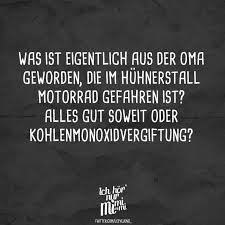 Was Ist Eigentlich Aus Der Oma Geworden Die Im Hühnerstall Motorrad