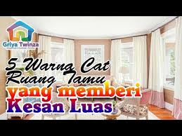 Warna cat ruang tamu dapat mempengaruhi mood anda dan keluarga. 5 Warna Cat Ruang Tamu Yang Bisa Buat Ruangan Terlihat Luas Youtube