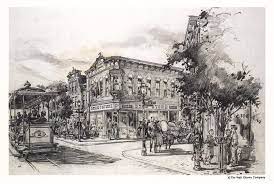 Main Street Usa Disneyland Sam Mckim Disney Animation Art Disney Concept Art Disneyland