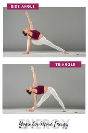 Include Triangle And Side Angle In Your Morning Yoga Check Out Our Yoga Flow For More Energy In The Morning 6 Poses Can C Yoga Help Yoga Poses Yoga Tutorial