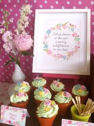 Birthday Party Ideas For Girls Age 11 Wild Flower Birthday Party Ideas Photo 11 Of 14 Flower Birthday Party Wildflower Birthday Party Wild One Birthday Party