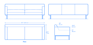 couch sofa dimensions drawings dimensions guide