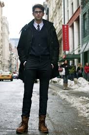27 Inspiring Men Work Outfits With Boots Winter Outfits Men Mens Outfits Mens Winter Fashion