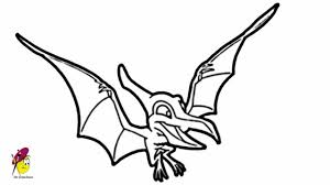 Flying Dinosaur How To Draw Dinosaur Youtube