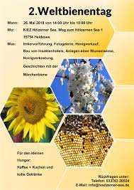 Heute ist #weltbienentag habt ihr auch ausreichend bienenfutter (blühpflanzen) auf dem balkon oder im garten? Kiez Holzerner See Unser Kiez News Weltbienentag Wir Laden Ein Zu Bienstich Und Zuckerkuchen