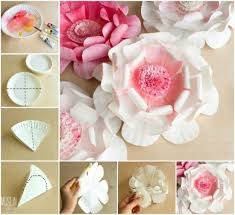 Crepe paper flowers fabric flowers flowers made of paper making tissue paper flowers paper peonies paper flower backdrop handmade flowers diy flowers flower diy. Diy Tutorial Flowers Made From Paper Plates Paper Flowers Diy Paper Flower Tutorial Flower Crafts