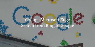 How to change from bing to goole. Change Microsoft Edge Search From Bing To Google