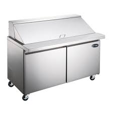 Saba 36 25 In W 7 8 Cu Ft Commercial Mega Food Prep Table Refrigerator Cooler In Stainless Steel Sps 36 15m