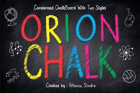 Download the collegiate font by casady & greene. Orion Chalk Display Font Befonts Com