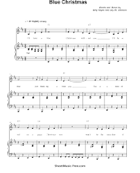 Christmas is a celebration that lasts for several days. Blue Christmas Sheet Music Elvis Presley Sheetmusic Free Com
