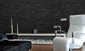 Home in black serenity in taipei. Polyester Verblendstein Black Navarrete Stone Like Strata Msd Panels Verbundwerkstoff Innenraum Aussenbereich