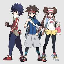 Main Characters From Pokemon Black 2 White 2 Pokemon Characters Black Pokemon Pokemon Costumes