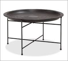 Moroccan Iron Tray Table Pottery Barn Outdoor Furniture Outdoor Coffee Tables Tray Table