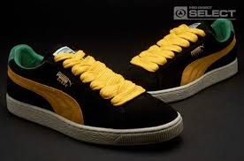 Black And Yellow Puma Shoes Puma Suede Classic Eco Mens Shoes Black Spectra Yellow Amazon Sneakers Men Fashion Mens Sneakers Casual Sneakers
