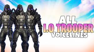 Epic games disabled all npcs, including io guards, hunters and the. All I O Guards Voice Voicelines In Fortnite Chapter 2 Season 5 Fortnite Henchman Sounds Youtube