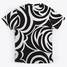 Unisex T Shirt With Black And White Pattern Use Promocode Pv5k8jgfls To Get 20 Discount Nel 2020