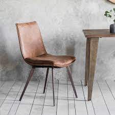 Buy it today, get it today. Gallery Hinks Brown Dining Chair Pair Cfs Furniture Uk
