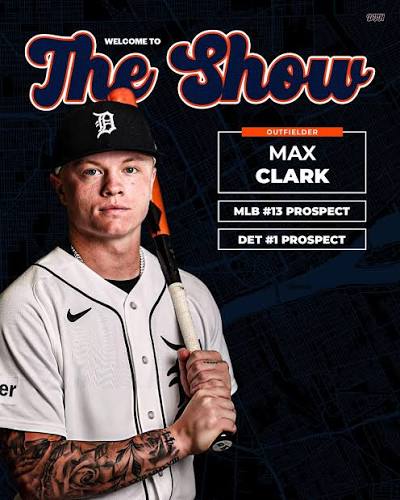 BREAKING: The Detroit Tigers are promoting their No. 1 prospect and MLB's No. 13 prospect, Max Clark, to make his major league debut, per @thatemilywaldon. Clark, 21, the 3rd overall pick in