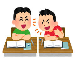 授業中に喋る生徒のイラスト | かわいいフリー素材集 いらすとや