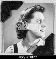Portraits of Waaf Servicewomen Based at RAF Watnall, Headquarters of No. 12  Group Royal Air Force Fighter Command during the Second World War Betty  Guise Stock Photo