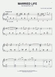 Up main theme married life piano sheet pdf docdroid. Married Life Piano Sheet Music Onlinepianist