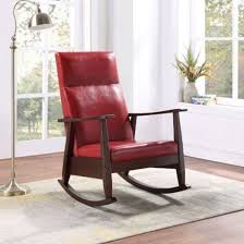 Made in usa from solid oak to last you for years. Red Barrel Studio Raina Rocking Chair Wayfair