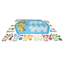 Pirati la orizont!navigati pe ape necunoscute pentru a coloniza insulele nou descoperite. Set Extindere Joc Catan Explorers Pirates Extension Emag Ro