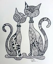 Pin By Sorana Dinu On Zentangle Zentangle Drawings Mandala Design Art Cat Design Art