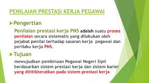 Penilaian prestasi kerja pns adalah suatu proses penilaian secara sistematis yang dilakukan oleh pejabat penilai terhadap sasaran kerja pegawai dan perilaku kerja pns. Ppt Penilaian Prestasi Kerja Pegawai Negeri Sipil Powerpoint Presentation Id 5387023