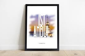 Cerceve Istanbul Kiz Kulesi Temali 30x40 Buyuk Boy Cerceve Istanbul Hediyeler