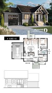 Discover The Plan 6102 V2 Nordika 3 Which Will Please You For Its 2 Bedrooms And For Its Craftsman Northwest Styles Ranch Style House Plans Sims House Plans House Blueprints