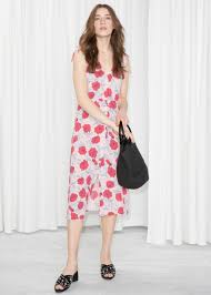 Drawstring Shoulder Midi Dress Dresses Midi Length Dress Midi Dress