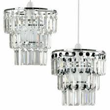 Modern Chandelier Light Shades 3 Tier Acrylic Crystal Ceiling Pendant Lamp Shade Ebay