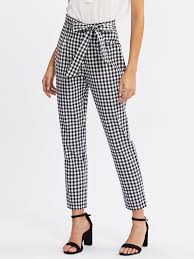 Black And White Gingham Pants Pin On Wardrobe