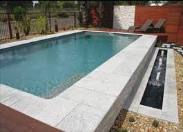 White mist granite pavers from msi feature a cool white background with a flamed textured finish for a spectacular look. White Granite Pool Pavers Pool Coping Tiles Non Slip Stone Tiles For Pools
