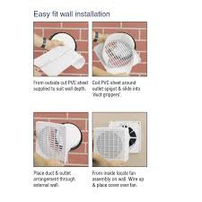 The outdoor waterproof fan comes in 2 different sizes, 14 in. Maxair 150 Wall Exhaust Fan Unviersal Fans
