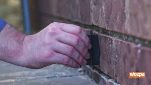 This will leave a gap at the top and bottom of the hole roughly the same as the gaps in the cover's grill. How To Install The Weep Protector Weep Hole Screen Youtube
