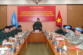 5 sĩ quan quân đội sắp lên đường thực hiện nhiệm vụ gìn giữ hòa bình