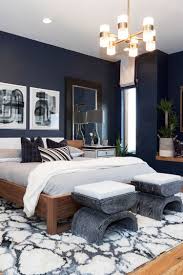 A Mixed Motif Approach Blue Bedroom Design Blue Bedroom Walls Eclectic Master Bedroom